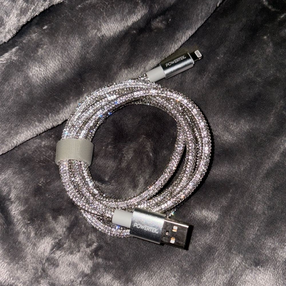 New rhinestone iPhone Cable